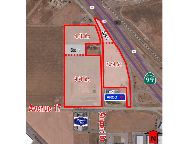 20+ ACRES CA-99 HIGHWAY COMMERCIAL LAND portefeuille de 3 propriétés à vendre sur LoopNet.ca - Autre - Image 1 de 6