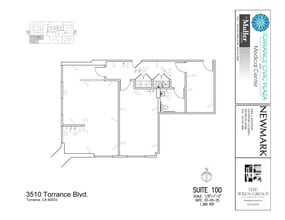 3400 Torrance Blvd, Torrance, CA à louer Plan d’étage- Image 1 de 1