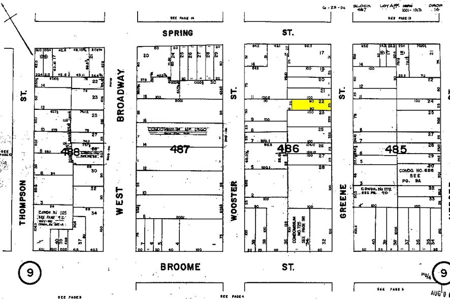 75 Greene St, New York, NY à louer - Plan cadastral - Image 2 de 7