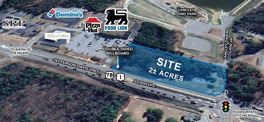 2601 Jefferson Davis Hwy, Warrenville, SC à vendre - Photo du bâtiment - Image 2 de 4