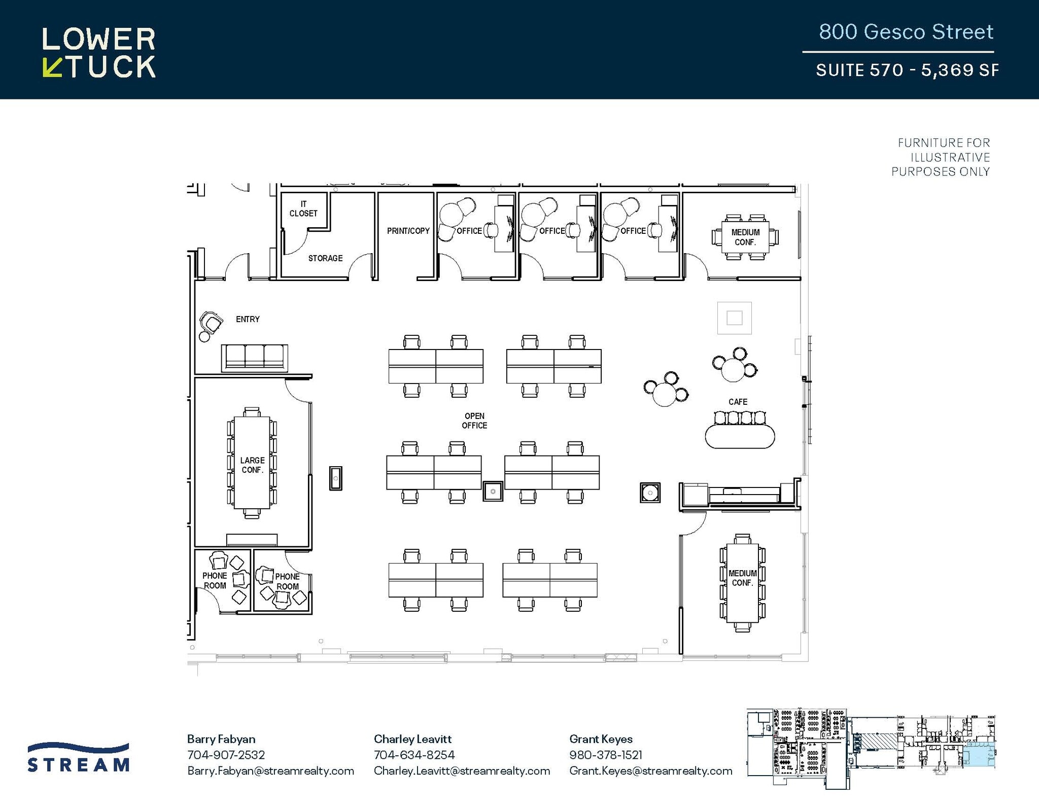 800 Gesco St, Charlotte, NC for lease Floor Plan- Image 1 of 1