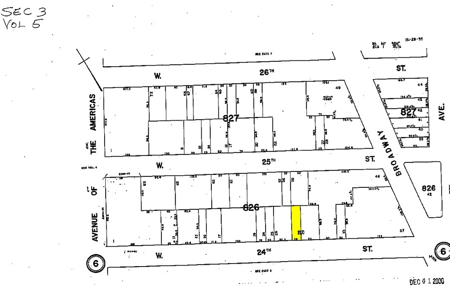 17 W 24th St, New York, NY à vendre - Plan cadastral - Image 1 de 1