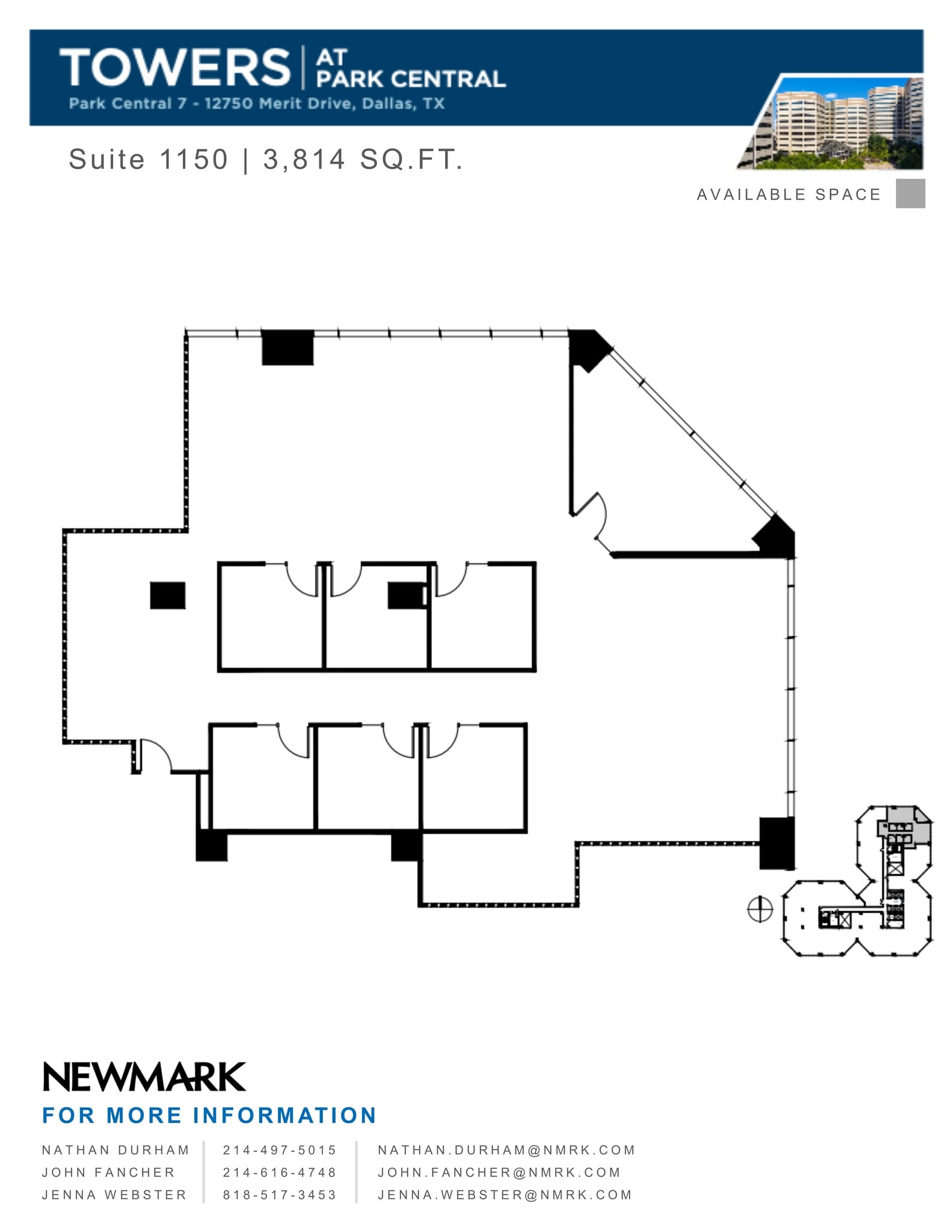 12750 Merit Dr, Dallas, TX à louer Plan de site- Image 1 de 2