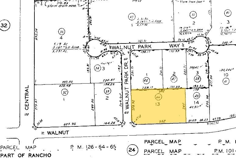 1401 W Walnut St, Compton, CA for lease - Plat Map - Image 2 of 13