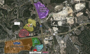 UTSA Blvd, San Antonio, TX - AERIAL  map view