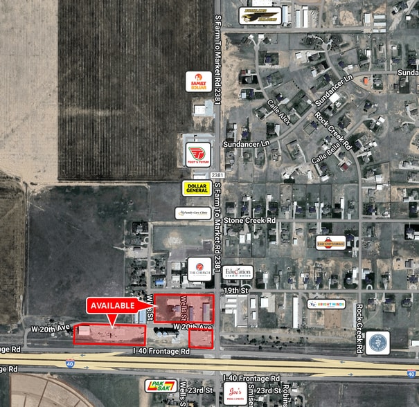 NWC I-40 & FM 2381/Simmons Rd, Bushland, TX for sale - Building Photo - Image 2 of 2