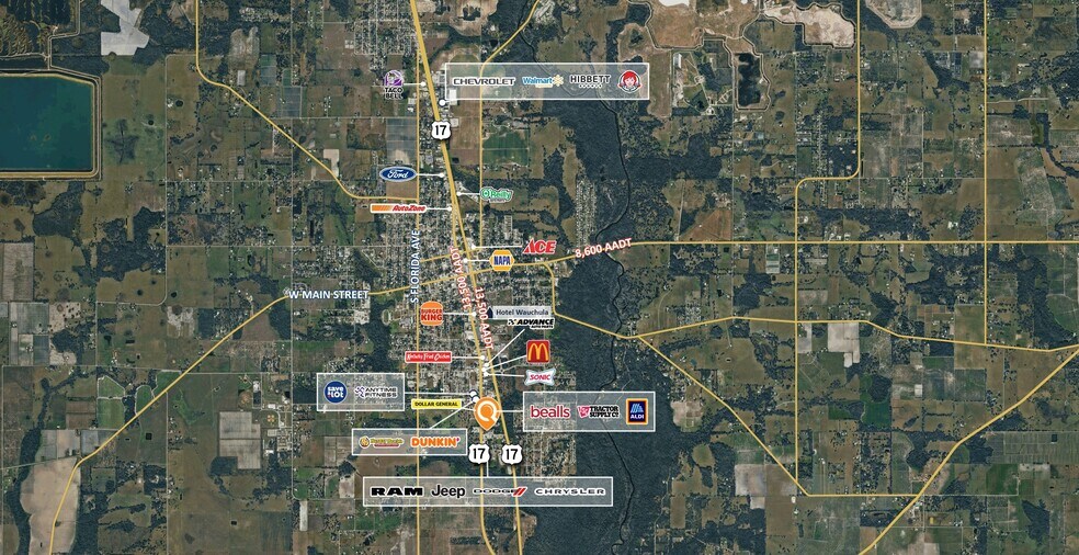 1101-1133 US Highway 17 S, Wauchula, FL à louer - Photo du bâtiment - Image 3 de 15