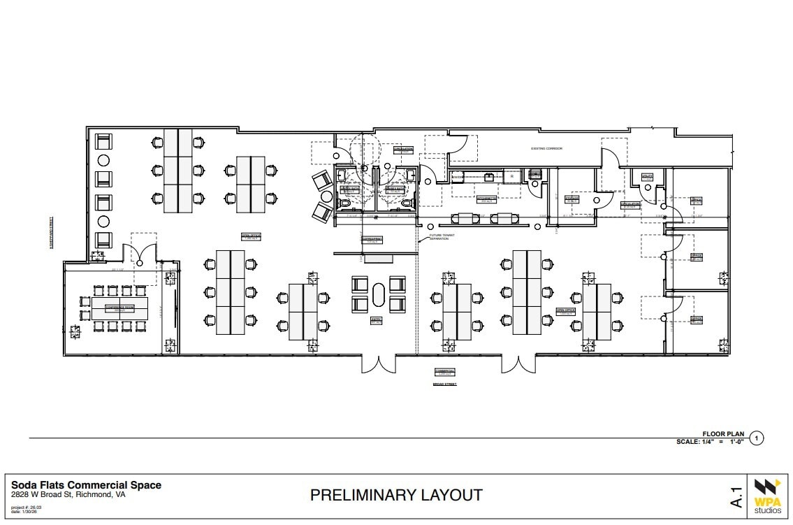 2820 W Broad St, Richmond, VA for lease Floor Plan- Image 1 of 1
