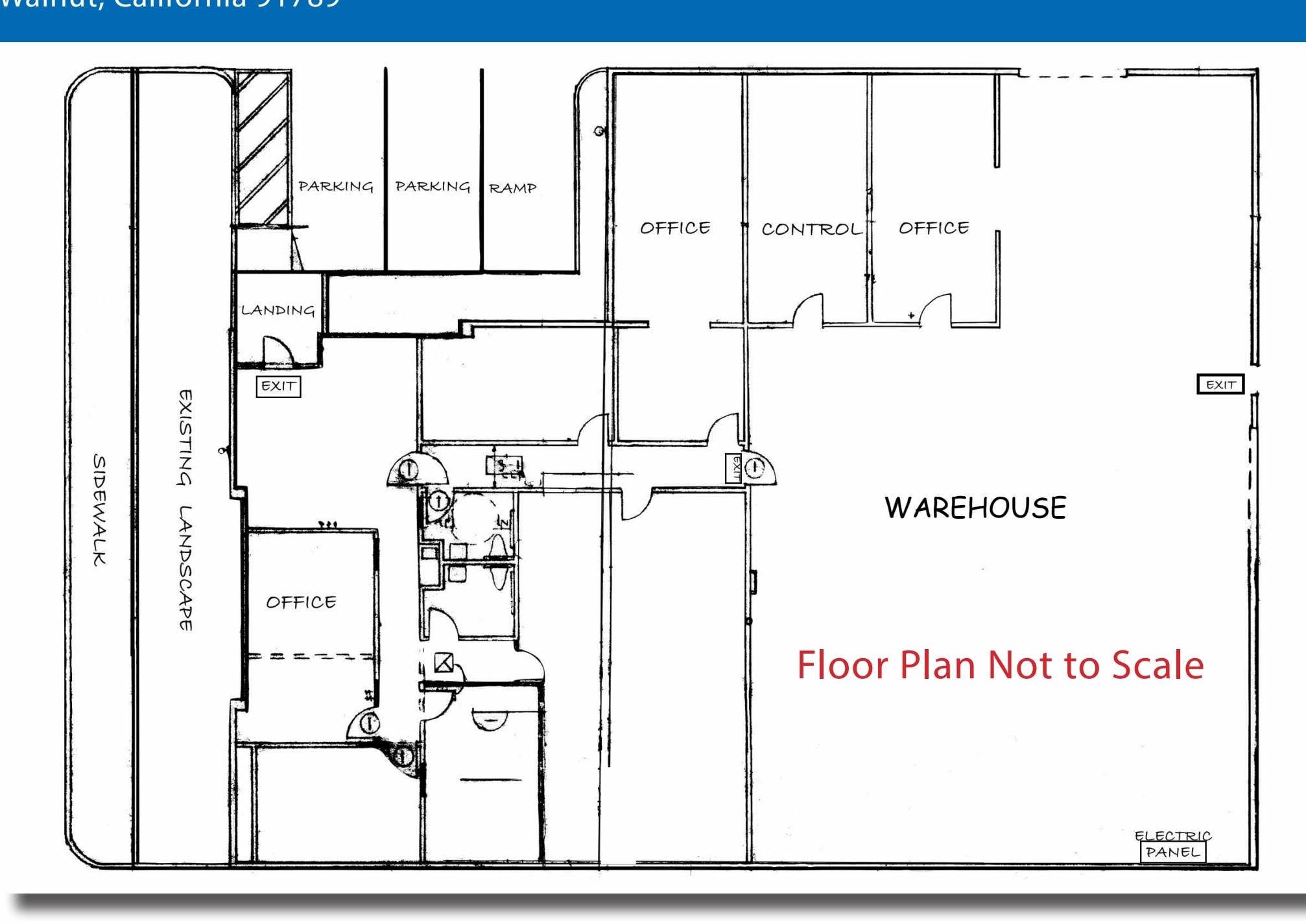 150 Commerce Way, Walnut, CA à louer Plan d’étage- Image 1 de 1