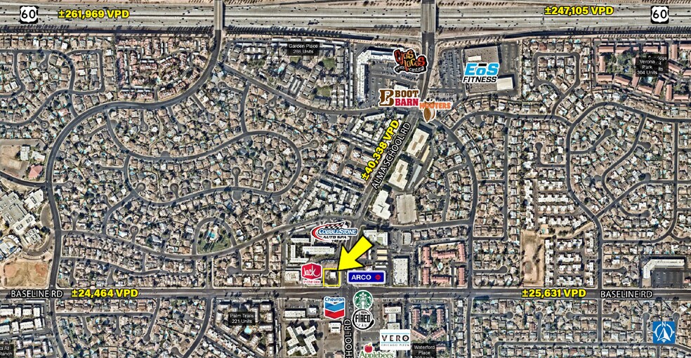 NWC Alma School Rd & Baseline Rd, Mesa, AZ à louer - Photo du bâtiment - Image 2 de 5