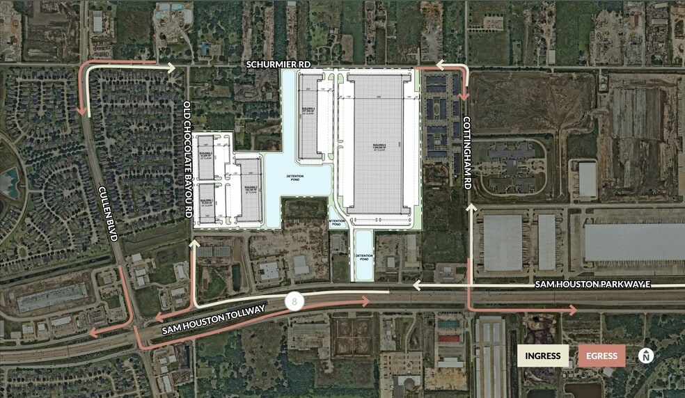 S Sam Houston Parkway East, Houston, TX for lease - Site Plan - Image 2 of 3