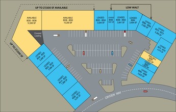 8008-8086 Cryden Way, Forestville, MD à louer Plan de site- Image 1 de 3