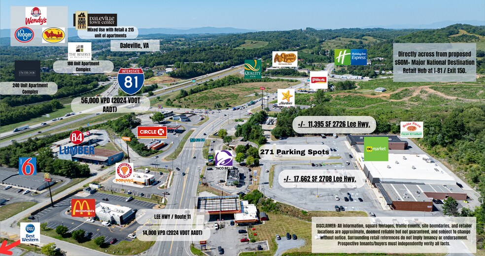 2726 Lee Hwy, Troutville, VA for lease - Building Photo - Image 2 of 3