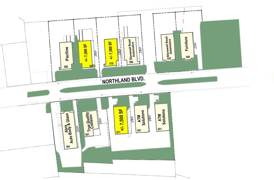 570 Northland Blvd, Forest Park, OH à louer - Photo du bâtiment - Image 3 de 3