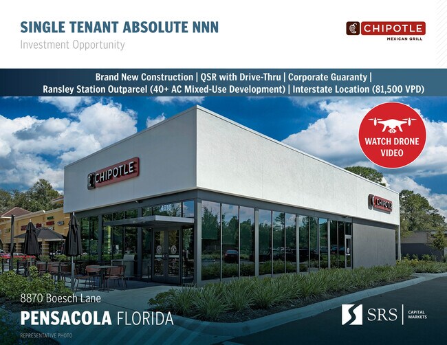 More details for 8870 Boesch Ln, Pensacola, FL - Retail for Sale