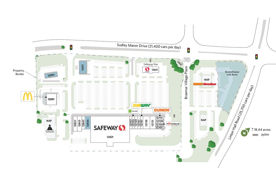 12701-12857 Sudley Manor Dr, Bristow, VA à louer - Plan de site - Image 3 de 24