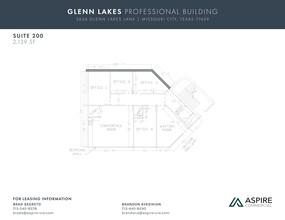 3634 Glenn Lakes Lane, Missouri City, TX à louer Plan de site- Image 1 de 1