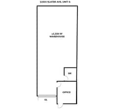 11577 Slater Ave, Fountain Valley, CA for lease Floor Plan- Image 1 of 1