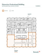 1900 Randolph Rd, Charlotte, NC à louer Plan d’étage- Image 2 de 2