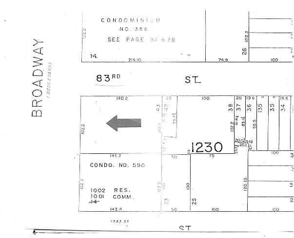 2290 Broadway, New York, NY à vendre - Plan cadastral - Image 1 de 1