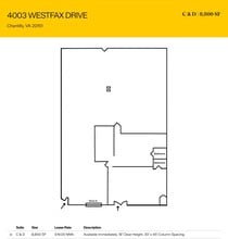 4100 Westfax Dr, Chantilly, VA for lease Floor Plan- Image 1 of 1