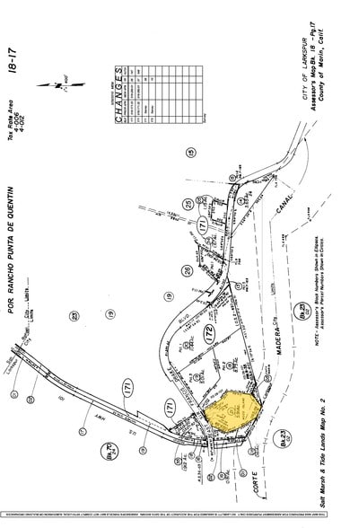 60 E Sir Francis Drake Blvd, Larkspur, CA à louer - Plan cadastral - Image 2 de 8