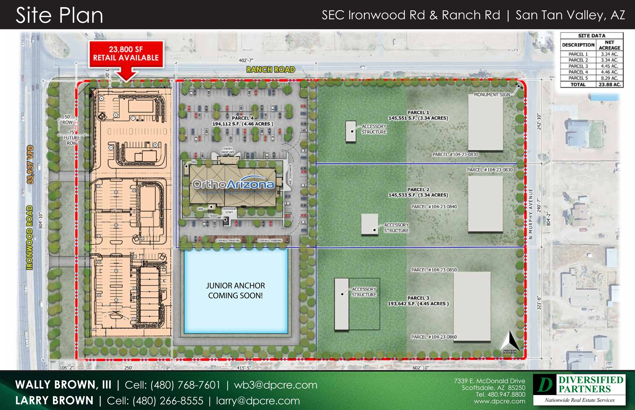 SEC Ironwood Rd & Ranch Rd, San Tan Valley, AZ for lease Site Plan- Image 1 of 3