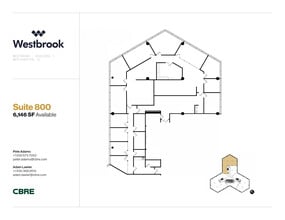 1 Westbrook Corporate Ctr, Westchester, IL for lease Floor Plan- Image 1 of 1