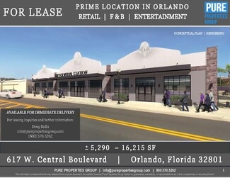 More details for 617 W Central Blvd, Orlando, FL - Retail for Lease