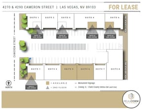 4290 Cameron St, Las Vegas, NV for lease Site Plan- Image 2 of 4