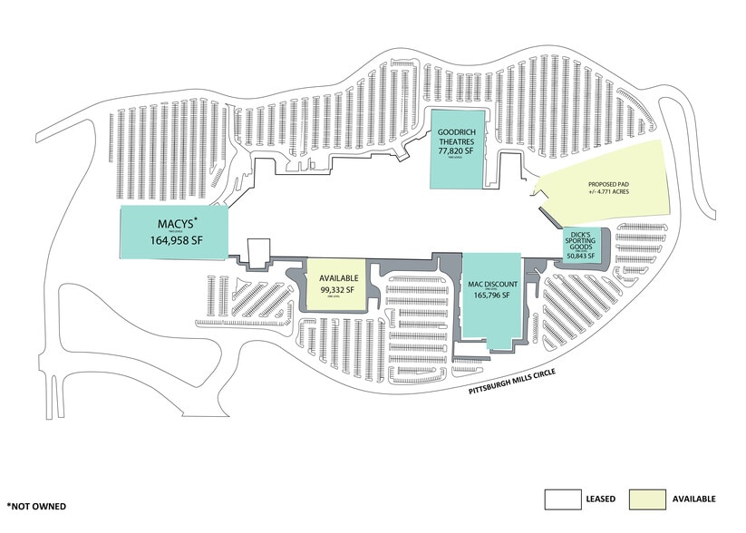 100-590 Pittsburgh Mills Cir, Tarentum, PA for lease - Building Photo - Image 1 of 1