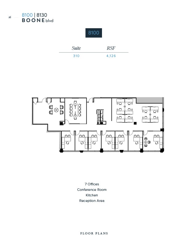 8100 Boone Blvd, Vienna, VA for lease Floor Plan- Image 1 of 1