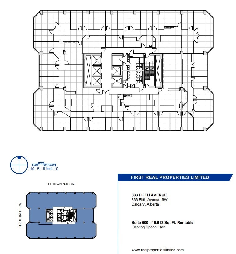 333 5th Ave SW, Calgary, AB for lease Floor Plan- Image 1 of 1