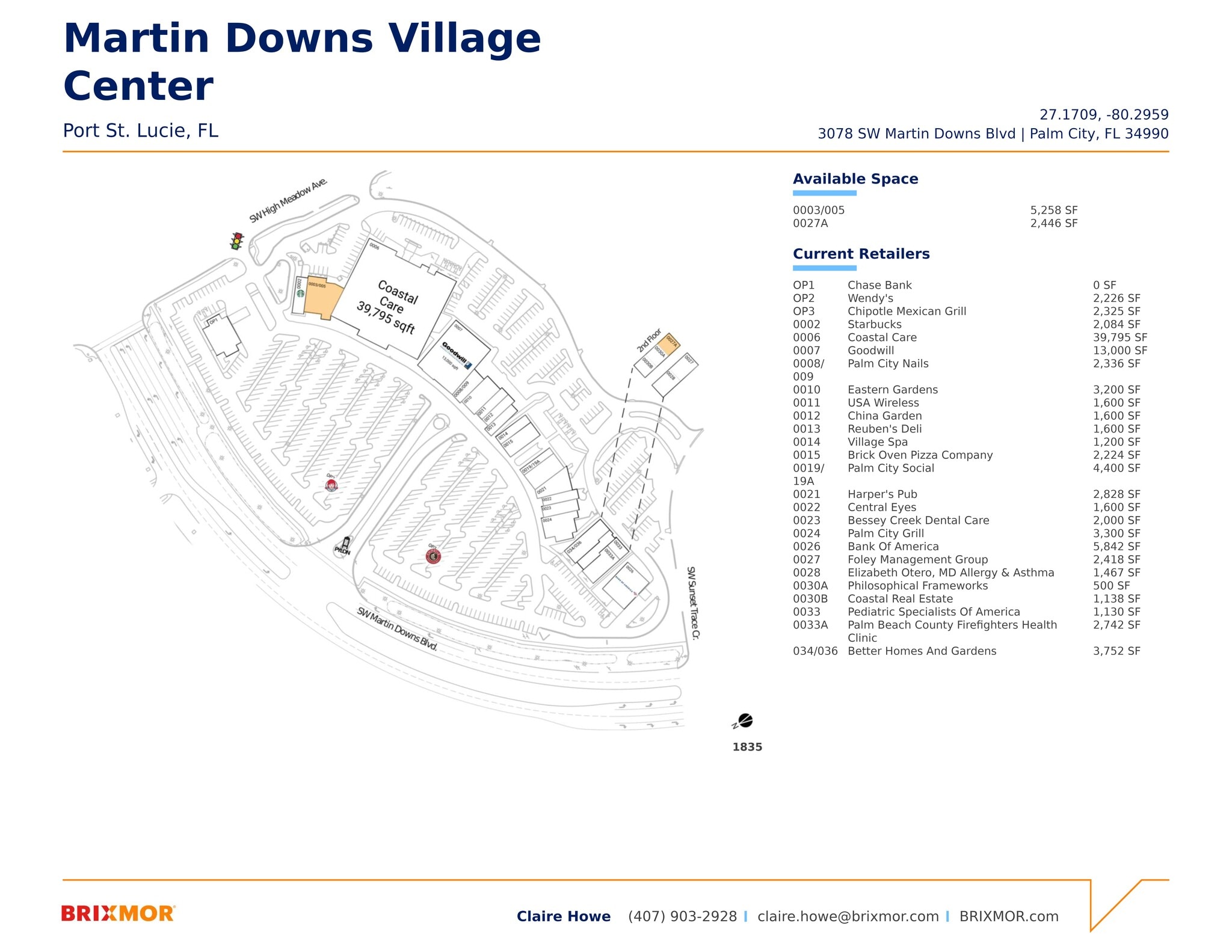 3036-3208 SW Martin Downs Blvd, Palm City, FL for lease Site Plan- Image 1 of 2