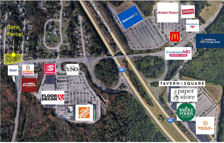 182 & 186 Hartford Ave, Bellingham, MA for lease - Building Photo - Image 2 of 4