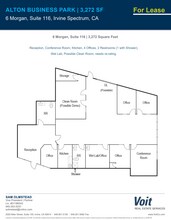 6 Morgan, Irvine, CA à louer Plan d’étage- Image 1 de 1