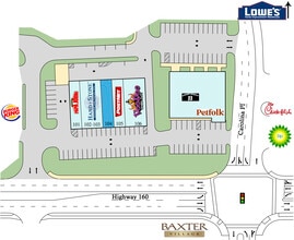 1646 W Hwy 160, Fort Mill, SC à louer Plan de site- Image 1 de 1