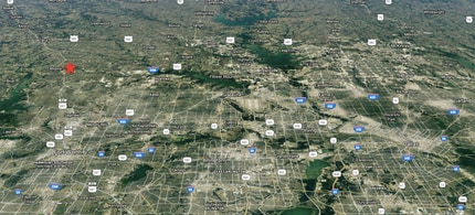 NE CORNER HWY 114 B.C. RHOME, Rhome, TX - AERIAL  map view - Image1