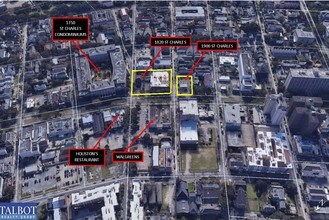 1820 St. Charles Ave, New Orleans, LA - Aérien  Vue de la carte