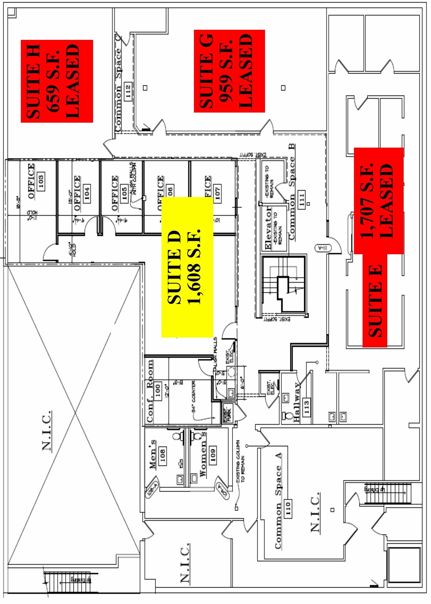 22-24 Calendar Ave, La Grange, IL à louer Plan d’étage- Image 1 de 9