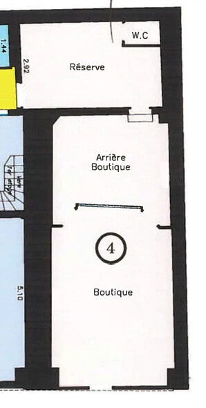 14 Rue Mandar, Paris à vendre - Plan d’étage - Image 3 de 4