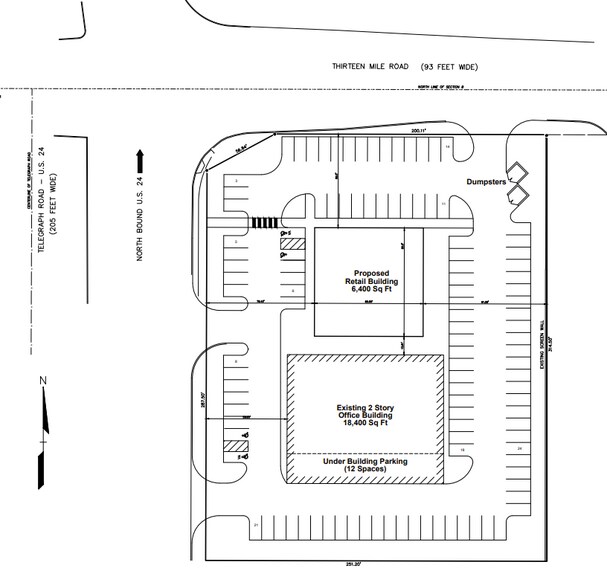 30900 Telegraph Rd, Bingham Farms, MI for lease - Site Plan - Image 1 of 1
