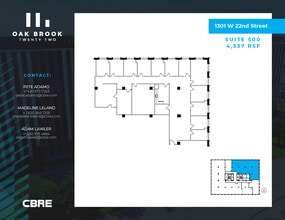 1301 W 22nd St, Oak Brook, IL for lease Interior Photo- Image 1 of 1