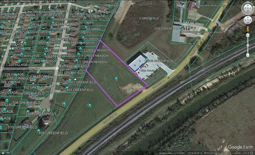 0 Greenfield Rd, Pearl, MS à vendre - Photo du bâtiment - Image 1 de 3