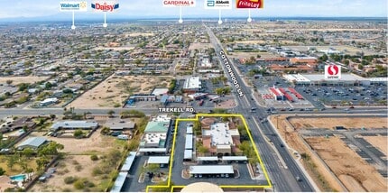 1119 E Cottonwood Ln, Casa Grande, AZ - Aerial  map view