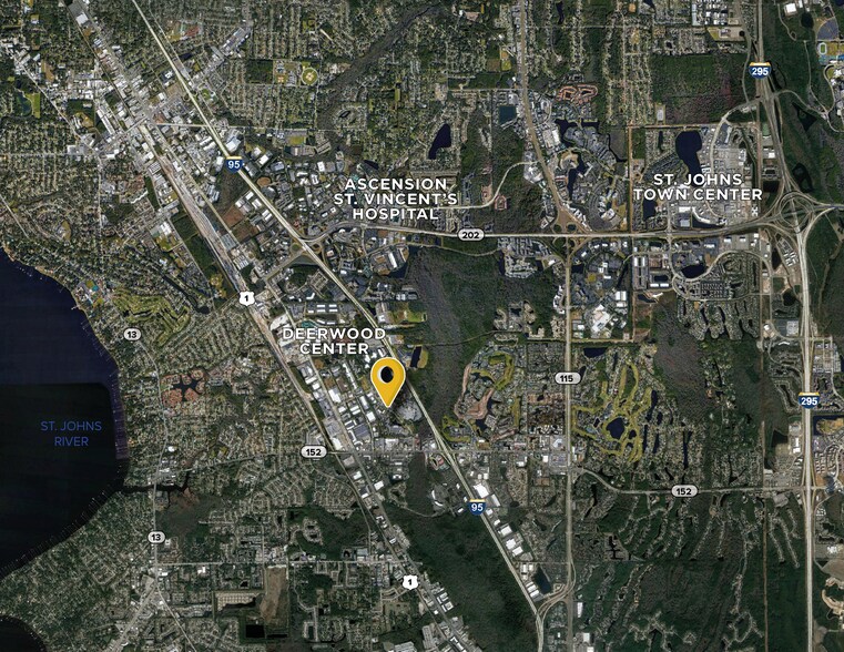 7901 Baymeadows Way, Jacksonville, FL à louer - Aérien - Image 2 de 12