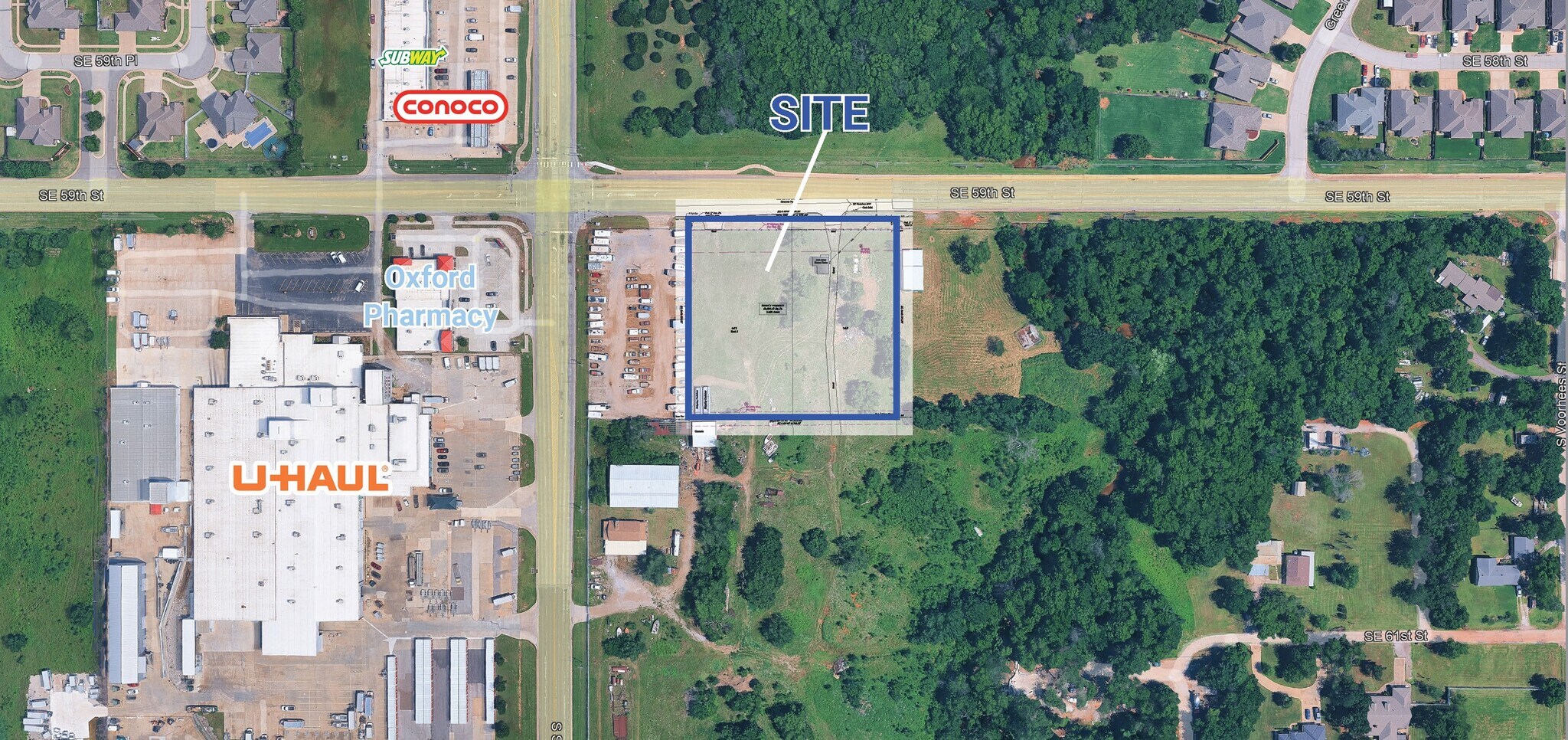 S Sooner Rd & SE 59th St, Oklahoma City, OK à vendre Photo du bâtiment- Image 1 de 2