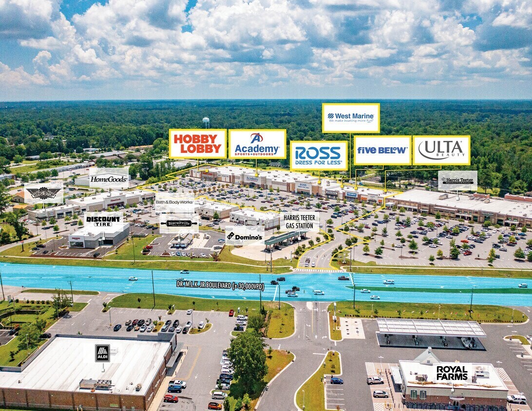 3511-3553 M L King Jr Blvd, New Bern, NC à vendre Aérien- Image 1 de 1