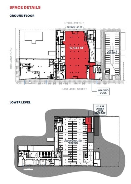548 Utica Ave, Brooklyn, NY for lease - Floor Plan - Image 3 of 9