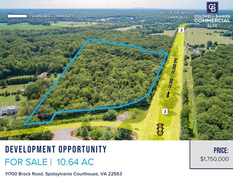 11700 Brock Rd, Spotsylvania, VA à vendre - Photo du bâtiment - Image 1 de 4